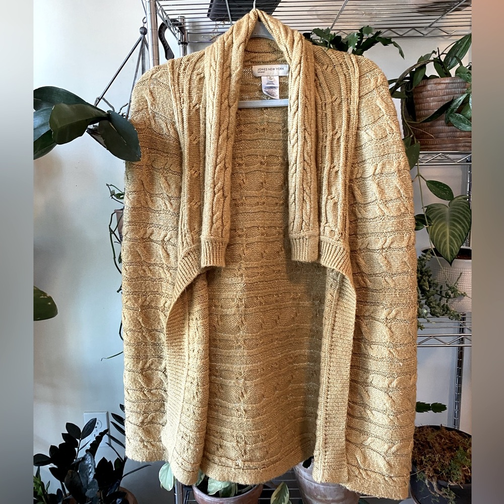Jones New York  Open Front Cardigan Sweater